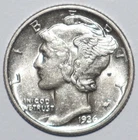 1936 Mercury Dime AU (X235)