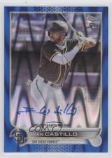 2022 Topps Chrome Rookie Blue RayWave Refractor 97/150 Ivan Castillo Auto 0nr3