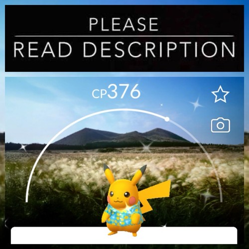 Pikachu Jeju Islands Shiny (Registered Or Not) - Pokémon Go