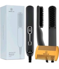 Aberlite EDC Men's Professional Heated Beard Straightening Brush  Grooming