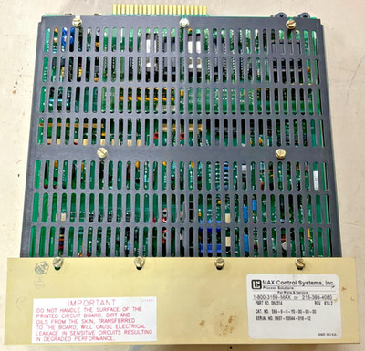 MAX CONTROL SYSTEMS 064314 Rev K1/L2 Digital Output