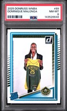 2025 PANINI DONRUSS WNBA #89 DOMINIQUE MALONGA PSA 8