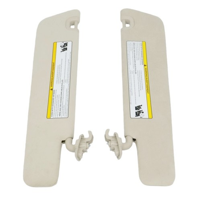 #ad #ad New Front Sunvisors Beige Left amp; Right For 2012 2020 Tesla Model S 1143825 86 C $179.89