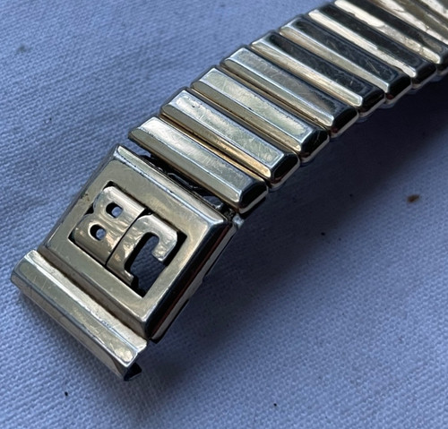 RARE! Letters JB Vintage Kreisler 14k yellow gold filled 16mm mens band -lot1606