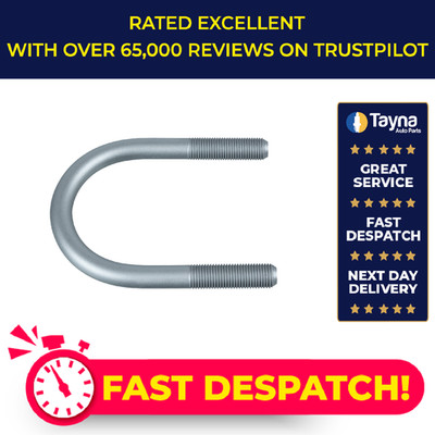 Leaf Spring U Bolt / Clamp fits MERCEDES SPRINTER 2.3D 95 to 06 OM601.943 Febi
