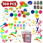 100PCS Assorted Party Bag Toys Children Kids Gift Party Favor Pinata Fillers SET
