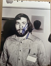 Steve Woz Wozniak foto firmata 8x10 Apple I fondatore del computer AUTOGRAFATA