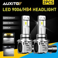 2x AUXITO 9006 HB4 LED Headlight Bulb High Low Beam Conversion Kit Crystal White