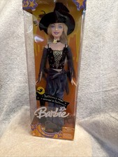 Vtg Halloween Star Barbie Black Witch 2005 NIB