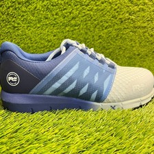 Timberland PRO Radius Womens Size 9 Blue Gray Composite Toe Safety Work Shoes