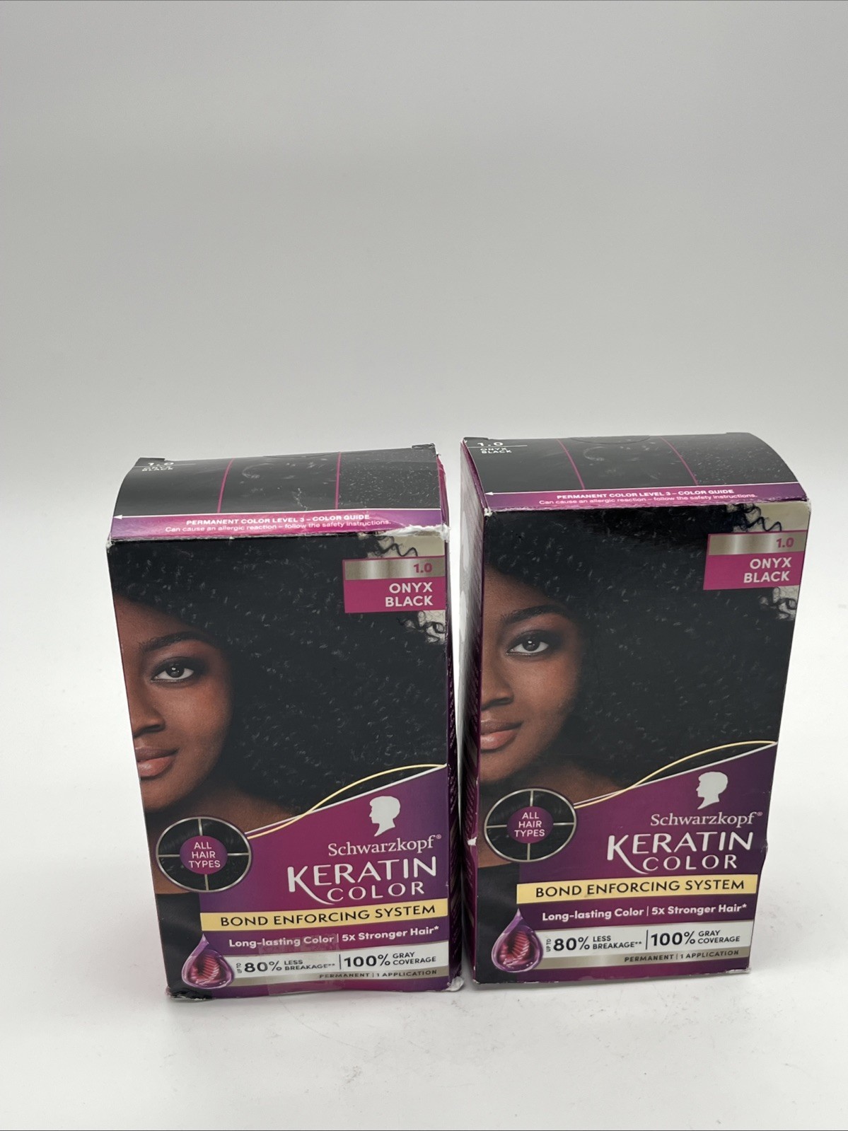 1.0 Onyx Black Permanent Hair Color