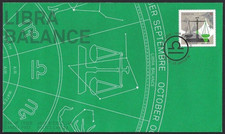 🍁Canada    #2455    Libra    Brand New  2012  Zodiac First Day Cover