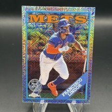 Francisco Lindor 2023 Topps Series 1 Silver Pack 1988 Chrome Mojo #T88C-54 Mets