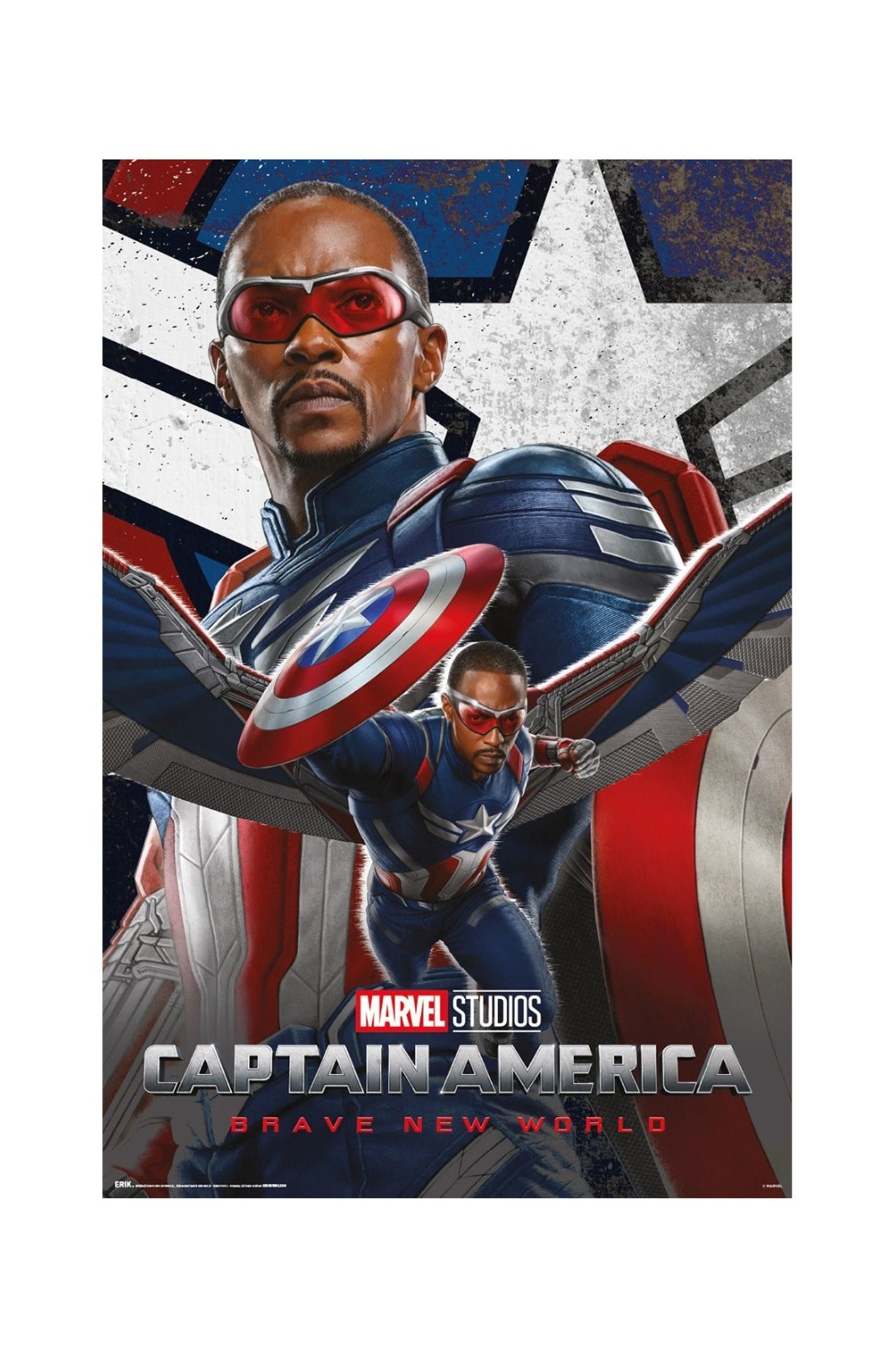 Marvel Captain America Giant Poster 61x91.5 cm | 24x36 in new Brave New World
