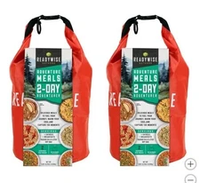 ReadyWise Meal Kit Emergency Food Camping 2 Pack 23 Servings Outdoor Dry Bag