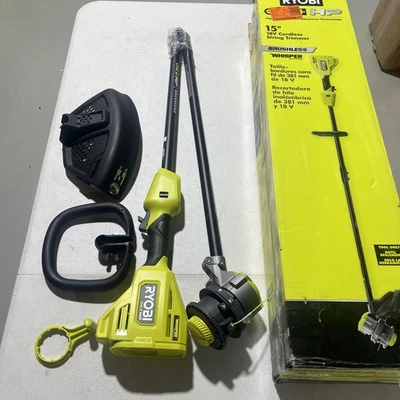 Ryobi One+ 18V HP 15 in String Trimmer Whisper Brushless - Tool Only - P20019BTL - Image 1 of 4