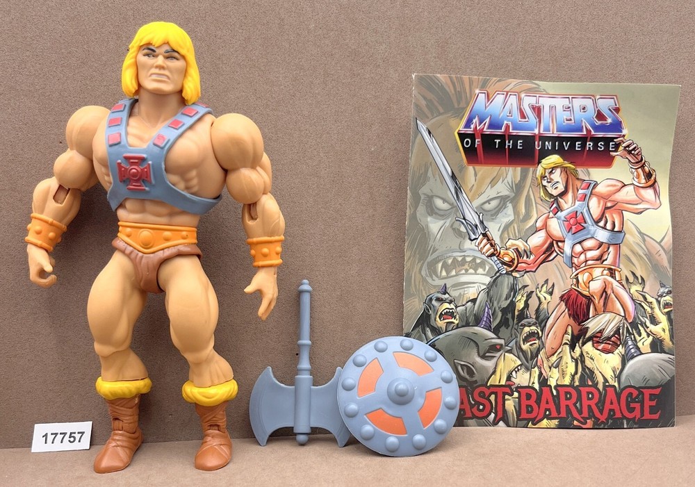 HE-MAN Masters of the Universe Origins w/Accessories & Booklet MOTU 2021