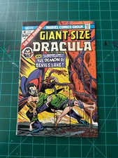 Giant-Size Dracula #4 -Marvel - March 1975 - Horror Comic Demon of Devil's Lake