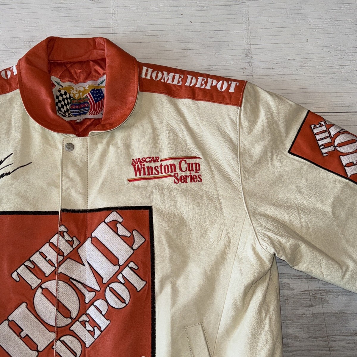 VTG 90s NASCAR Jeff Hamilton Tony Stewart Home Depot Racing