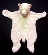 Douglas Sshlumpy pink teddy bear plush Baby Security Blanket Cuddler