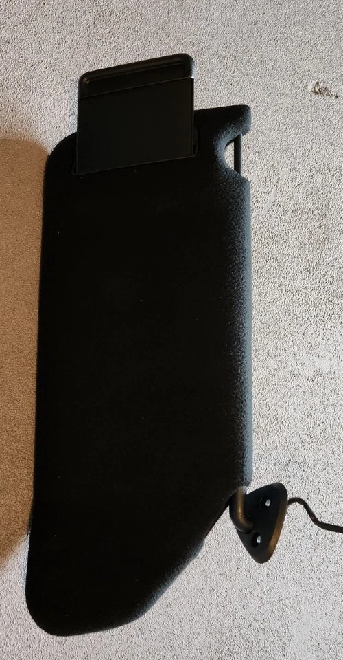 98-02 凯迪拉克 el dorado 司机和乘客遮阳板 黑色 — 第 2/4 张图片