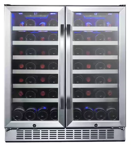 🌞 🌞EdgeStar Dual Zone 56-Bottle Built In and Free Standing Wine Cooler - Picture 6 of 6