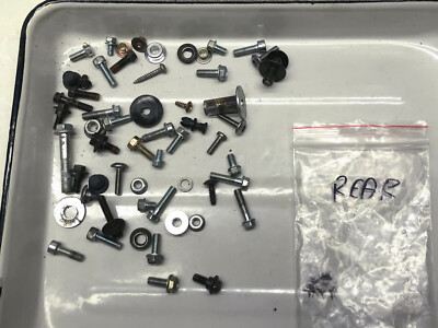 Honda CBR900RR 954 SC50 (2) 04' Rear Part of Bike Bolts Screws as pictured Schra