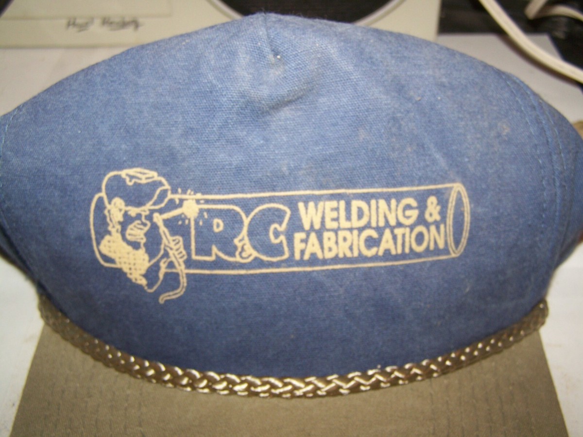 Vintage Lot of 2 New? RC Welding Fabricating Snapback Hat Cap View 3