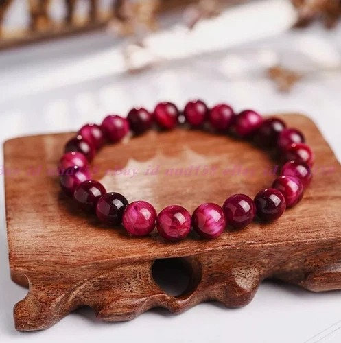 8mm Stretchy Crystal Bracelets Assorted Natural Gemstone Beads Healing Reiki - Picture 34 of 58