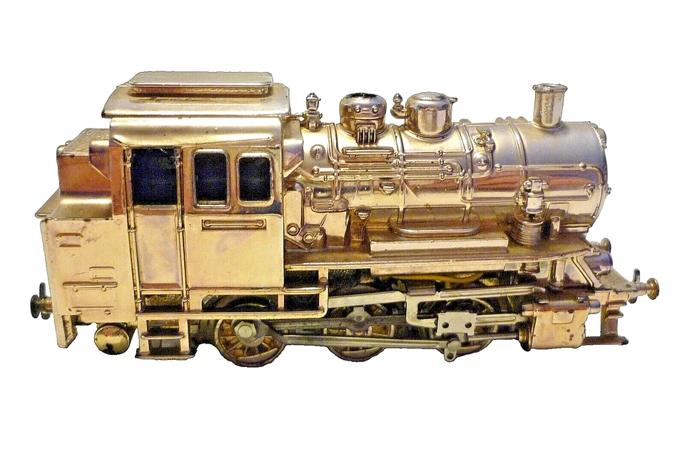 Märklin Modelleisenbahn Dampflok 3000 BR 89 DB H0 gold - Bild 2 von 4