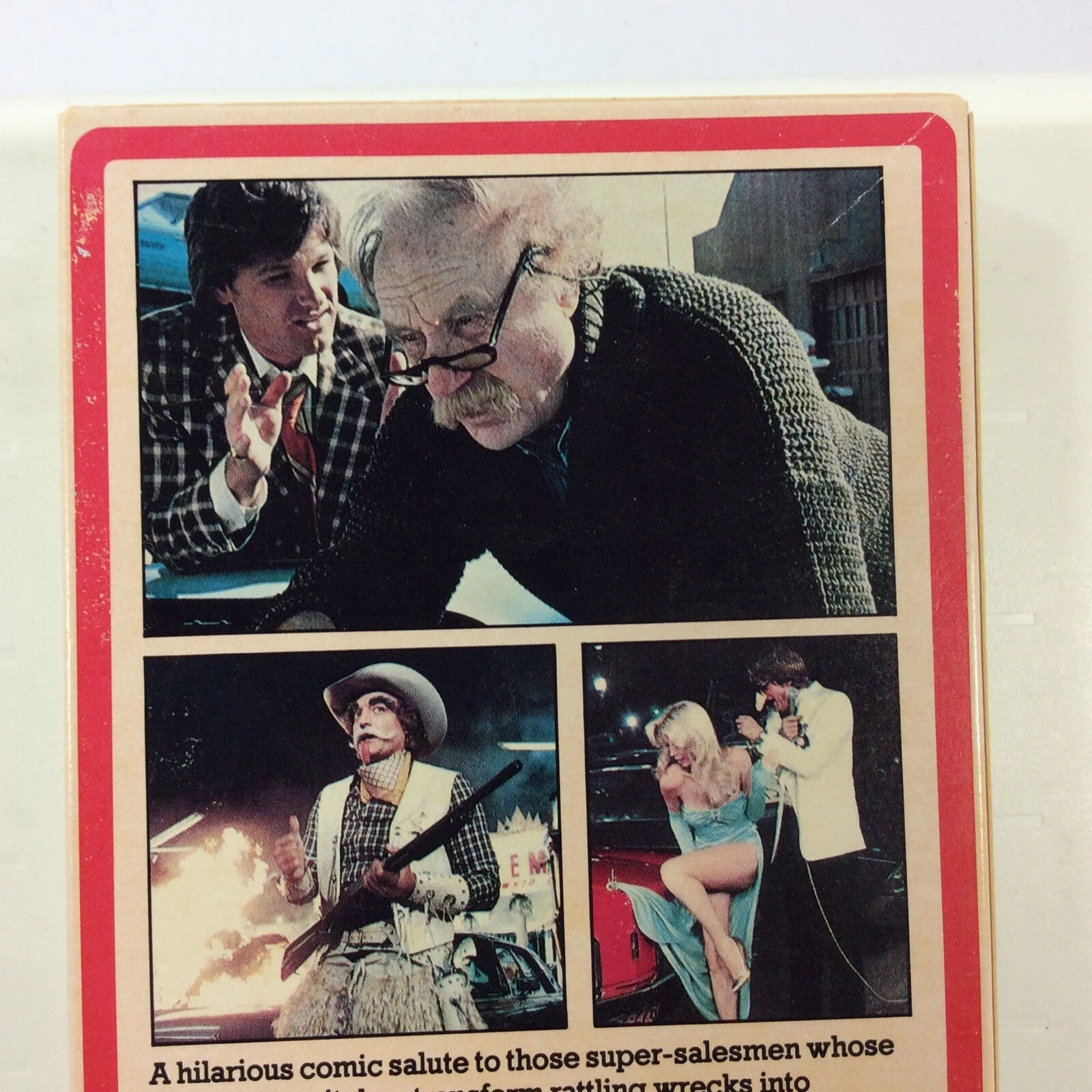  used cars vhs 1985 rca columbia side flap box kurt russell 