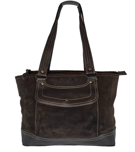Eddie Bauer Vintage Black Shoulder Bag 90s USA Made Leather Pocket