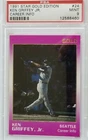 KEN GRIFFEY JR 1991 STAR GOLD EDITION CAREER INFO #24 PSA 9 MINT - MARINERS