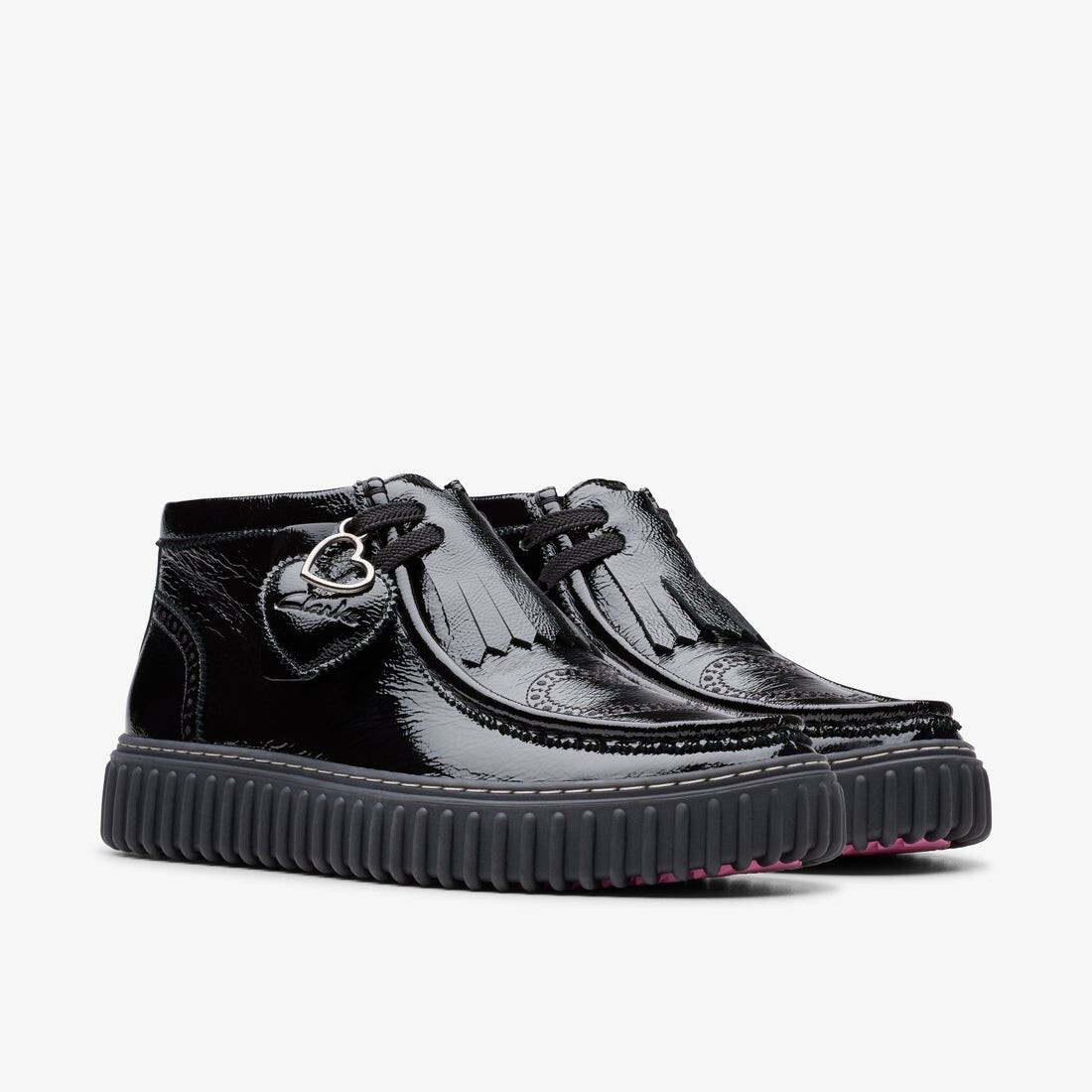 靴 Clarks Torhill Hi Black side UK8 26cm MENS, WOMENS, UNISEX Torhill Hi Black Suede Ankle Boots