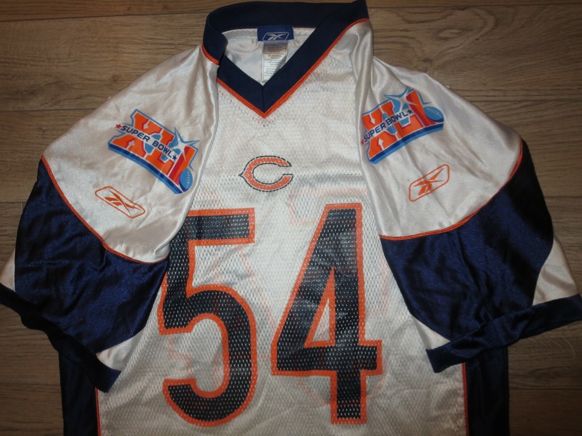 Brian Urlacher #54 Chicago Bears NFL Super Bowl Reebok Brian Urlacher #54 Chicago Bears NFL Super Bowl Reebok