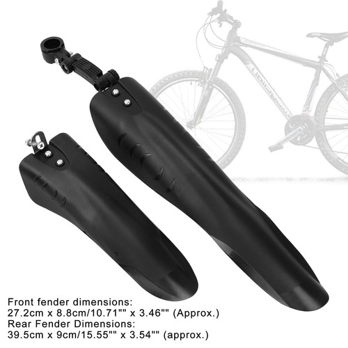 2pcs Mountain Bike Cycling MTB Mudguard Mud Guard Bicycle Fender Front Rear Tyre - Picture 10 of 15