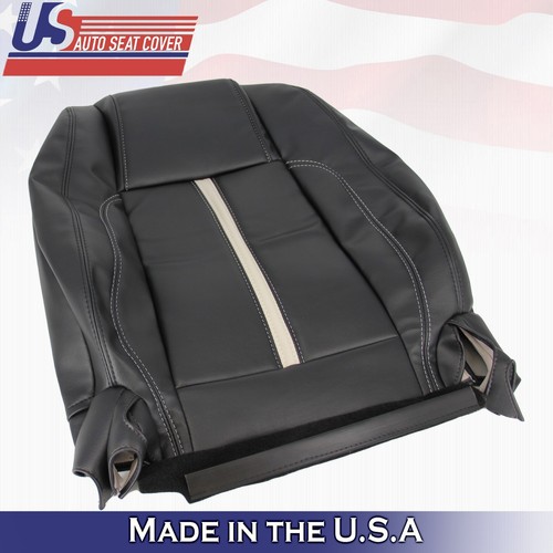 2011 2012 For Ford Mustang Gt Coupe 2 Top & 2 Bottom Leather Seat Covers Black - Picture 8 of 10