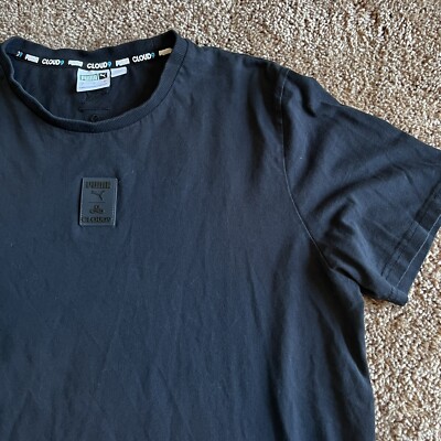 PUMA Cloud 9 Gran Turismo Black Logo Center eSports T-Shirt Mens Size L  Racing | eBay