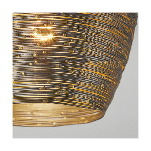 Capital Lighting 335111GI Sana Hand-Wound Steel Wire with Brass Speckling Met... - Picture 3 of 4