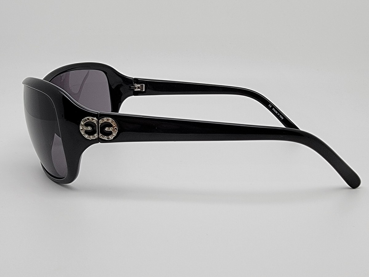 Escada SES074S Col. Z42 Black Rhinestone Frame Grey Lens  display picture 3