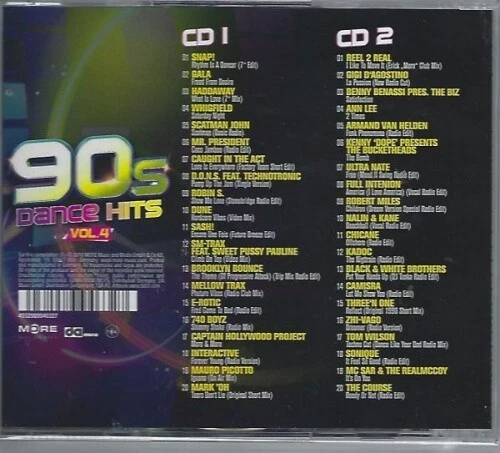 90s Dance Hits - Vol. 4 - Various - 2 CD - Neu - Bild 2 von 2
