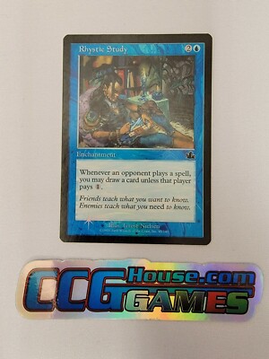 Rhystic Study FOIL - Prophecy MTG Magic the Gathering *CCGHouse