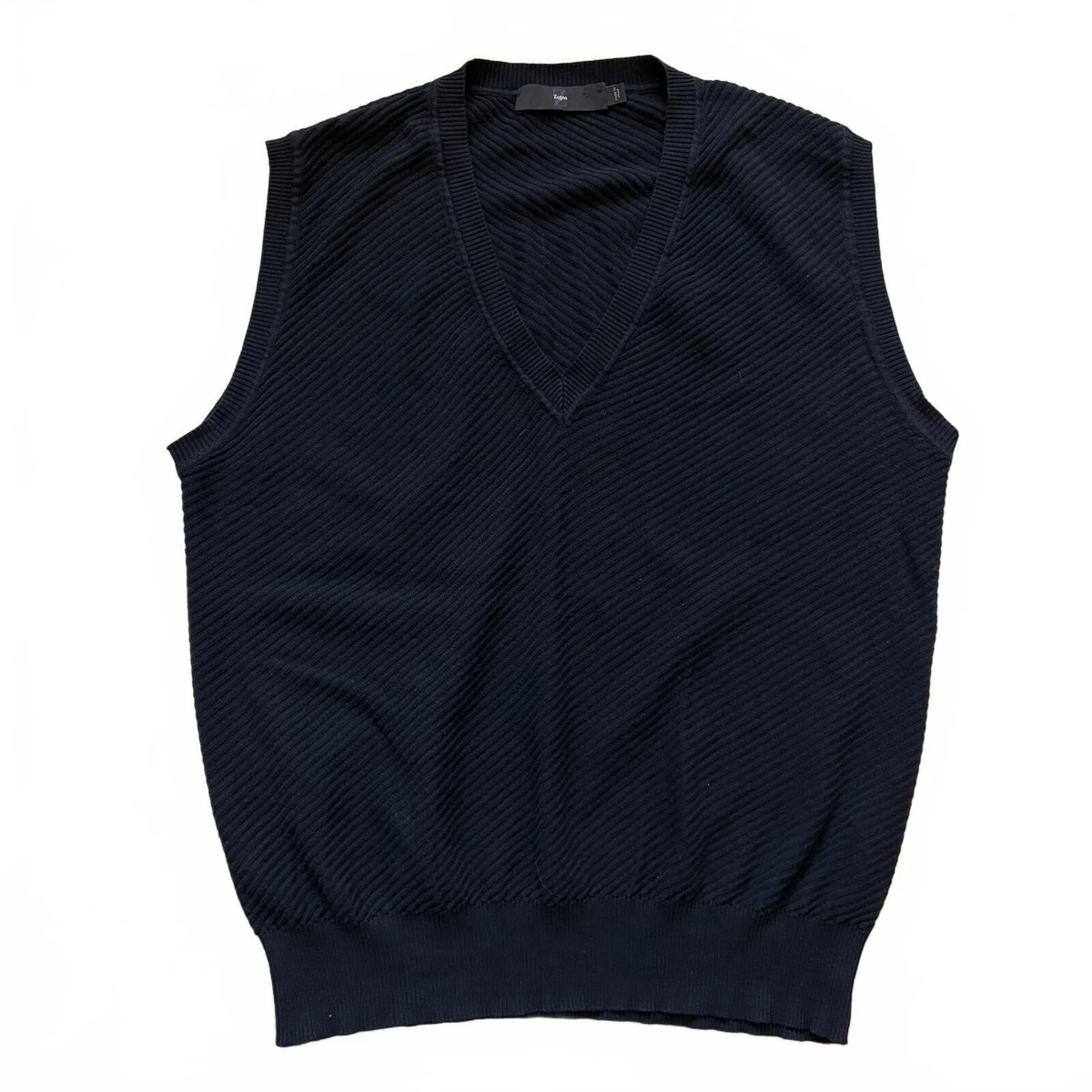 Cotton Vest Black Sweaters for Men for sale | eBay