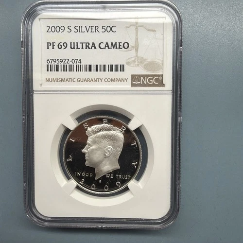 2009 S KENNEDY HALF DOLLAR:  NGC PR 69 ULTRA CAMEO- Great Eye Appeal!