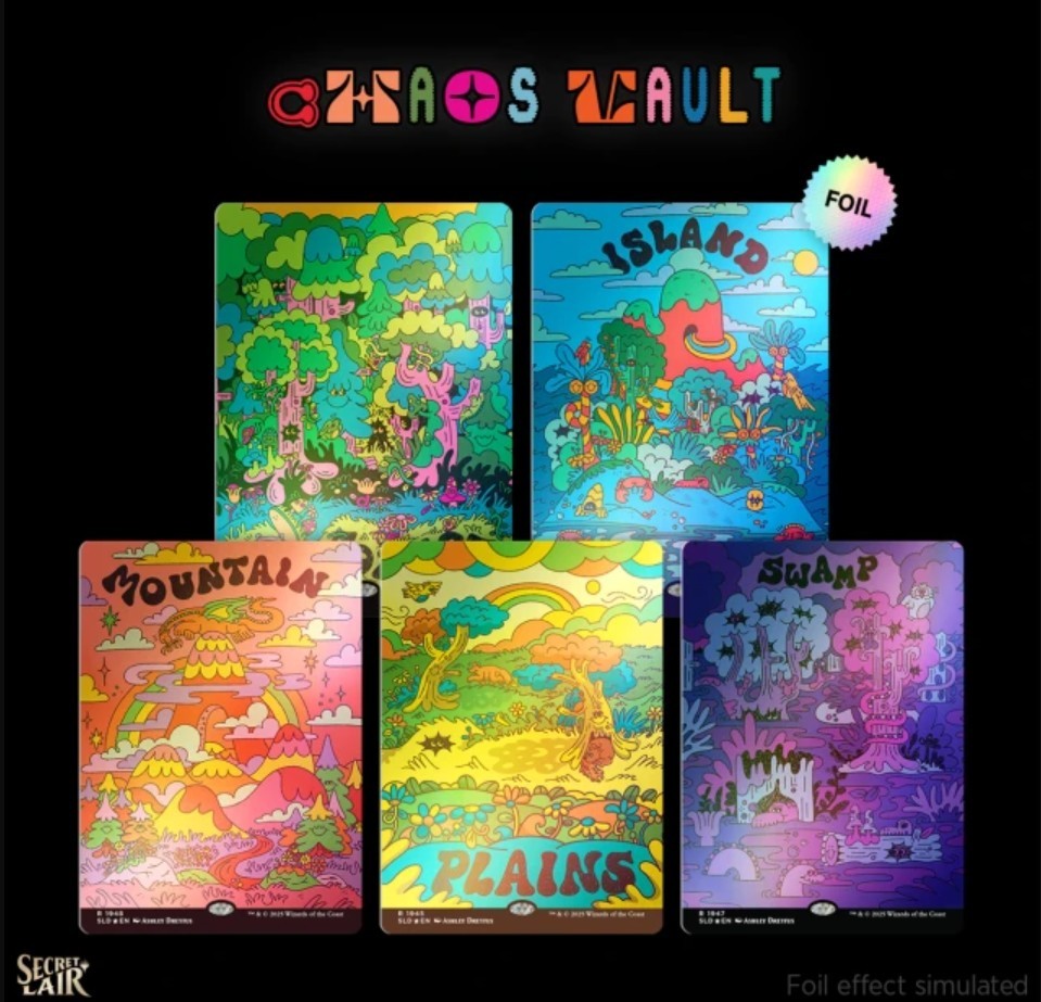 Magic: The Gathering Secret Lair Flower Power Rainbow Foil Paquete Sellado 2025