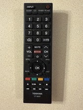 Toshiba Remote CT-8037 40L3400U 50L24070UC 58L5400U 65L5400U No Battery Cover