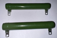 75 OHM, 50 WATT CERAMIC POWER RESISTORS NEW LOT OF 2 BY MALLORY