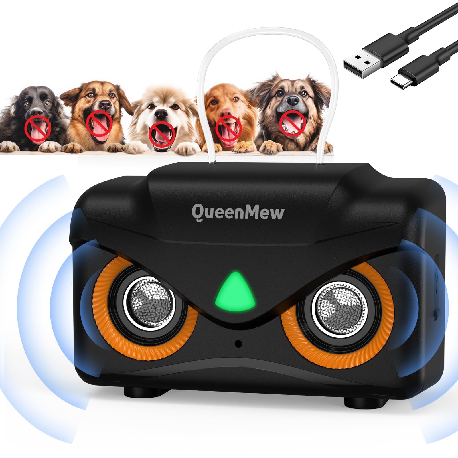 Dissuodere Abbaio Cane Bubbacare 15M Ultrasuoni Sicuro e Portatile