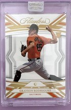 2023 PANINI FLAWLESS ROOKIE YELLOW DIAMOND #3 GRAYSON RODRIGUEZ #D 2/10 ENCASED