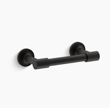 Kohler K-14377-BL Purist Toilet Paper Holder, Matte Black